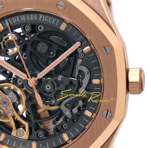 audemars piguet royal oak tourbillon scheletrato limited edition oro rosa|audemars piguet golden.